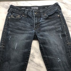 Affliction Raquel Skinny Embroidered Jeans